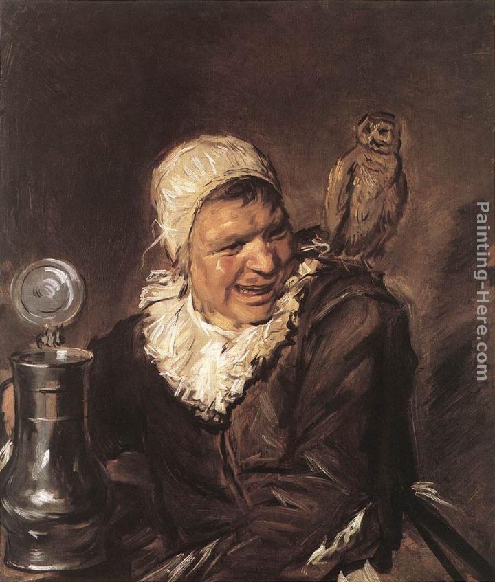 Malle Babbe painting - Frans Hals Malle Babbe art painting